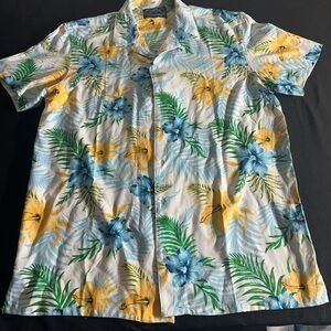 MBX premium goods tropical Hawaiian button up men’s size large(NWT)